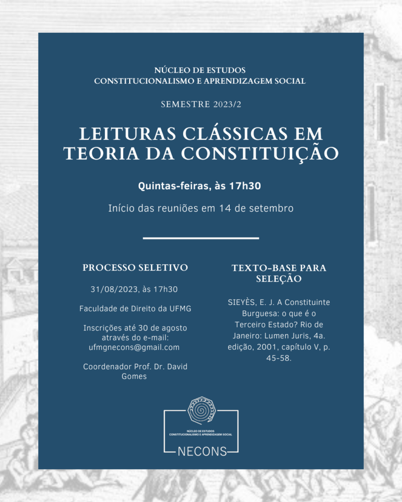 NECONS: Leituras Clássicas em Teoria da Constituição