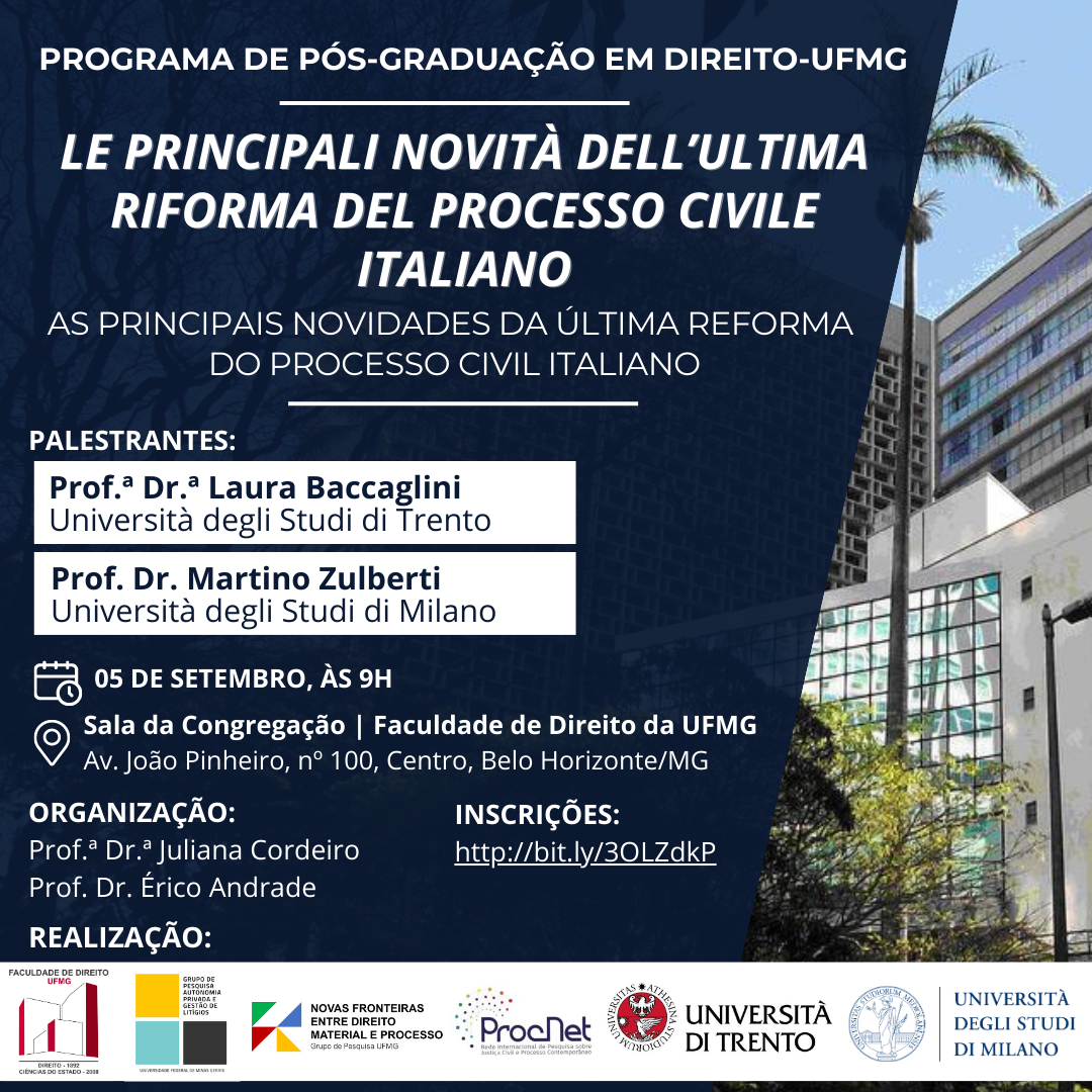 UFMG - Universidade Federal de Minas Gerais - Apresentação de tela  histórica na Faculdade de Direito celebra memória da UFMG