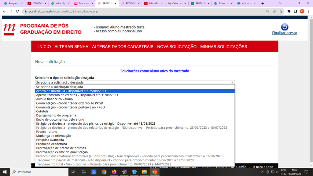 Mestrado em Direito na UFMG - Como se preparar para o processo seletivo ? 